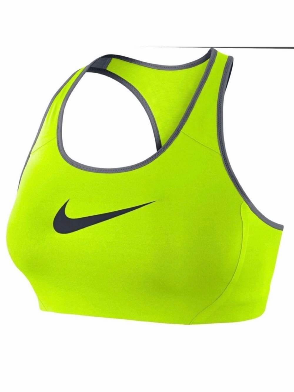 Nike 2.0 Dri-fit High Impact Sports Bra Volt Black
